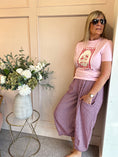 Load image into Gallery viewer, Pasta & Drinks T Shirt  - Pink
