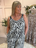 Load image into Gallery viewer, Zebra Jumpsuit - Black/White - Wardrobe By Simone
