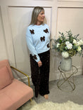Load image into Gallery viewer, Cute Bow Jumper - Pale Blue
