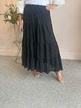 Load image into Gallery viewer, Gypsy Maxi Skirt - Black - Wardrobe By Simone
