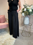 Load image into Gallery viewer, Twinkling & Sparkling Wide Leg Trouser - Black
