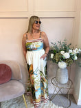Load image into Gallery viewer, Lost In Paradise Maxi Dress - Cream/Green - Wardrobe By Simone

