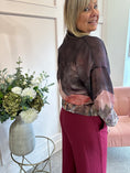 Load image into Gallery viewer, Scenic Village Zip Jacket - Brown/Mauves
