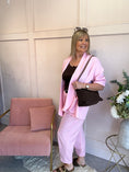 Load image into Gallery viewer, Blazer Oversized And Pant - Sugar Pink - Wardrobe By Simone

