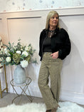 Load image into Gallery viewer, Leopard Print Jeans - Sand/Black
