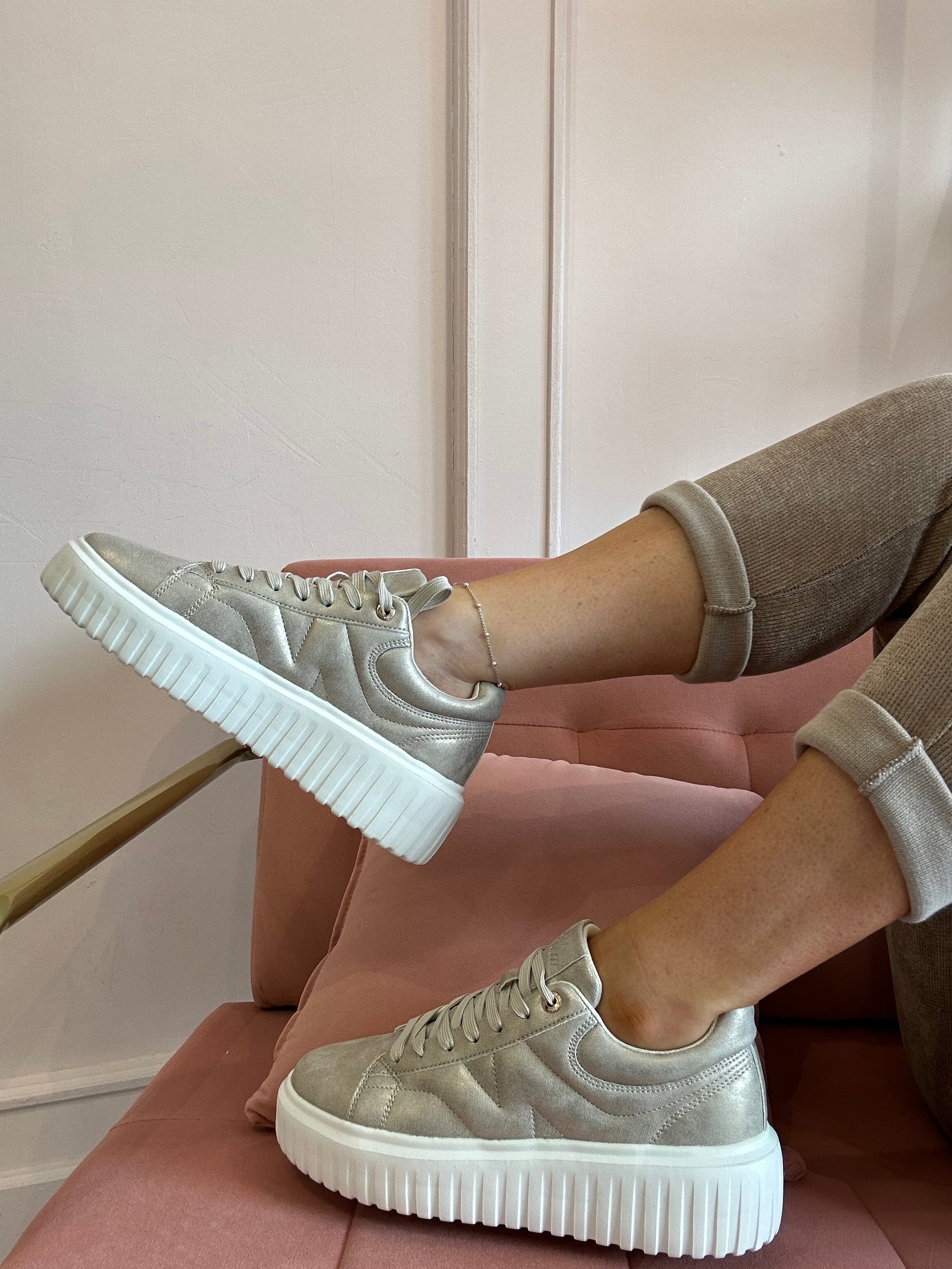 India Trainer - Taupe - Wardrobe By Simone