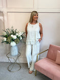 Load image into Gallery viewer, Wide Leg Pant - Light Beige
