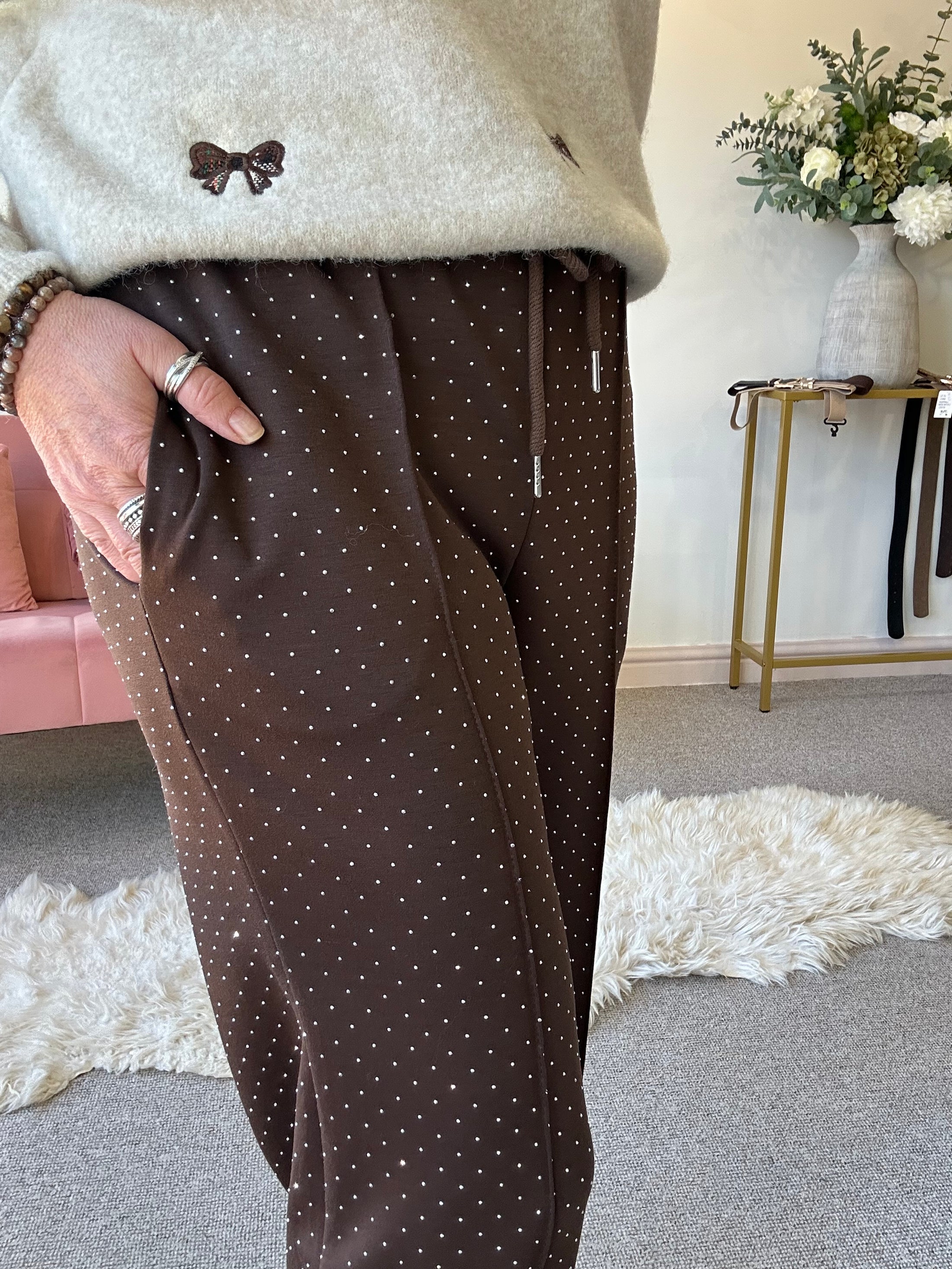 Twinkle Sparkle Pant - Brown