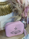 Load image into Gallery viewer, Silver Stud Detail Bag -  Pink - Wardrobe By Simone
