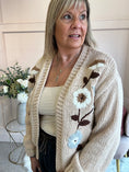 Load image into Gallery viewer, Pretty Flowers Cardigan - Soft Beige
