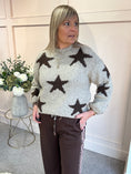 Load image into Gallery viewer, Star Jumper - Beige/Brown
