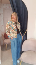 Load image into Gallery viewer, Vintage Floral  Canvas Jacket - Beige/Mix - Wardrobe By Simone
