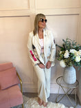 Load image into Gallery viewer, Rock & Roll Oversized Blazer Jacket - Beige - Wardrobe By Simone
