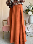Load image into Gallery viewer, Deep Elasticated Waist Wide Pant - Terracotta
