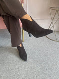 Load image into Gallery viewer, Kitten Heel Boot - Dark Brown
