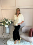Load image into Gallery viewer, Lace Trim Cardigan - Soft Beige
