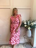Load image into Gallery viewer, Dare to Lobster Maxi Dress - Pink/Red
