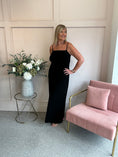 Load image into Gallery viewer, Elasticated Bodice & Wide Leg Jumpsuit - Black
