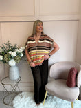 Load image into Gallery viewer, Cosy Striped Waistcoat - Browns
