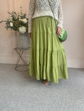 Load image into Gallery viewer, Gypsy Maxi Skirt - Olive Green - Wardrobe By Simone
