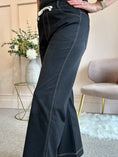 Load image into Gallery viewer, Jean Style Lounge Pant - Black
