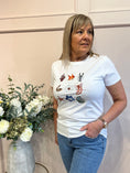 Load image into Gallery viewer, By The Seaside T-Shirt - White - Wardrobe By Simone
