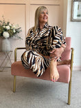 Load image into Gallery viewer, Crazy Zebra Pant - Brown/Black
