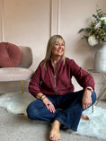 Load image into Gallery viewer, Suedette Zip Jacket - Rich Plum
