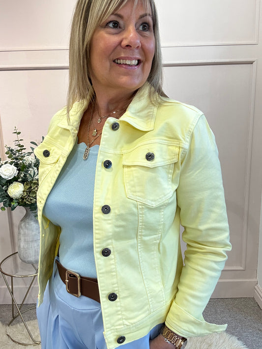 Denim Jacket - Lemon