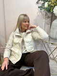 Load image into Gallery viewer, Padded Gilet Jacket - Creamy Champagne
