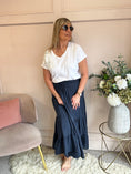 Load image into Gallery viewer, Gypsy Maxi Skirt - Navy - Wardrobe By Simone
