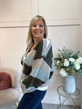 Load image into Gallery viewer, Buttoned Striped Cardi  - Brown/Mix
