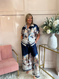 Load image into Gallery viewer, Vienna Scene Shirt & Pant Set - Navy/Mix - Wardrobe By Simone
