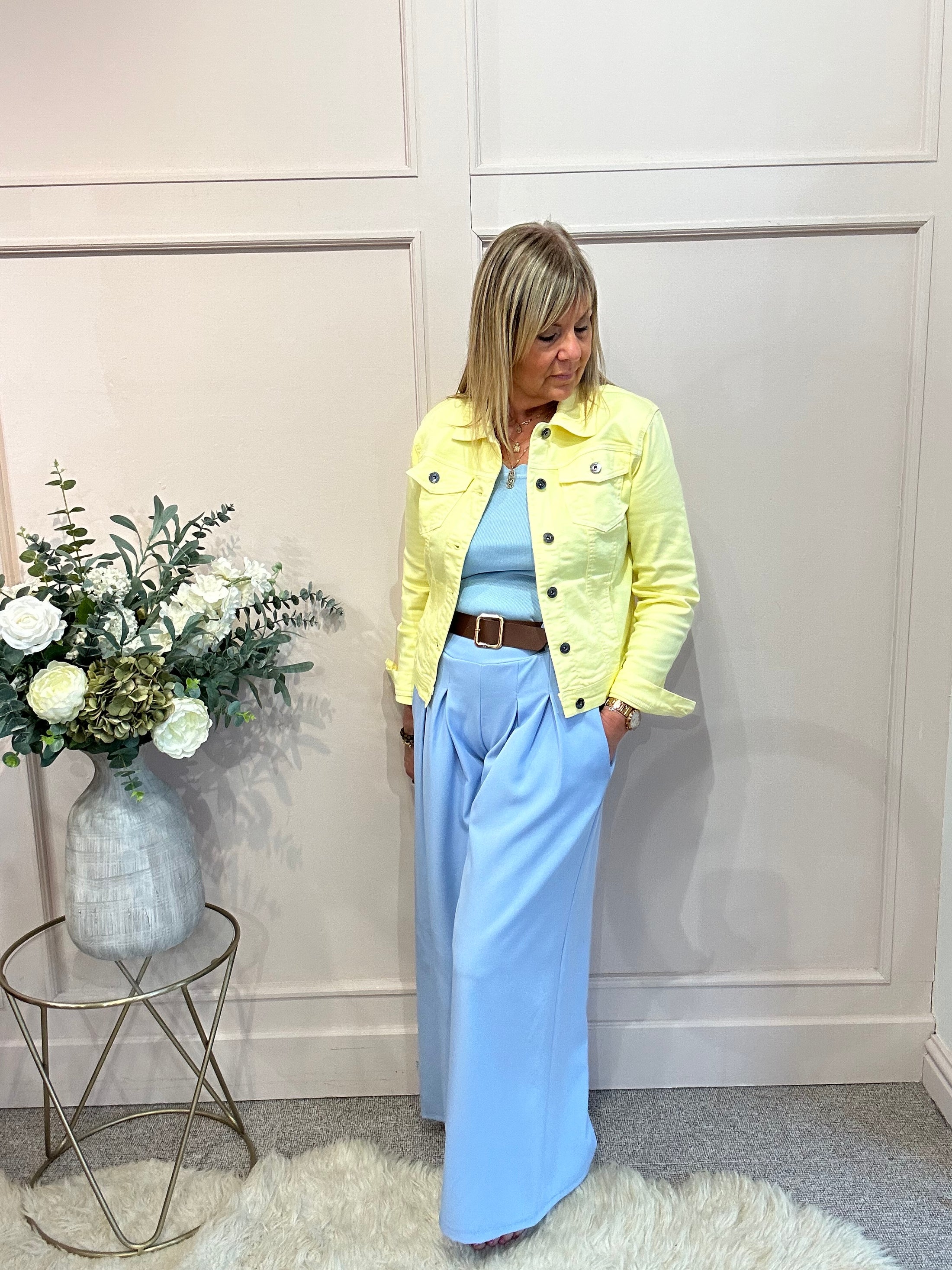 Denim Jacket - Lemon