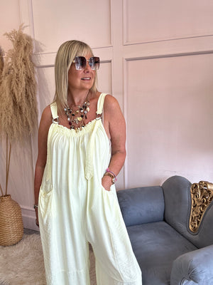 Fun dungarees - Yellow - Wardrobe By Simone