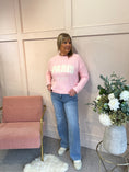 Load image into Gallery viewer, Embossed Paris Jumper - Pink
