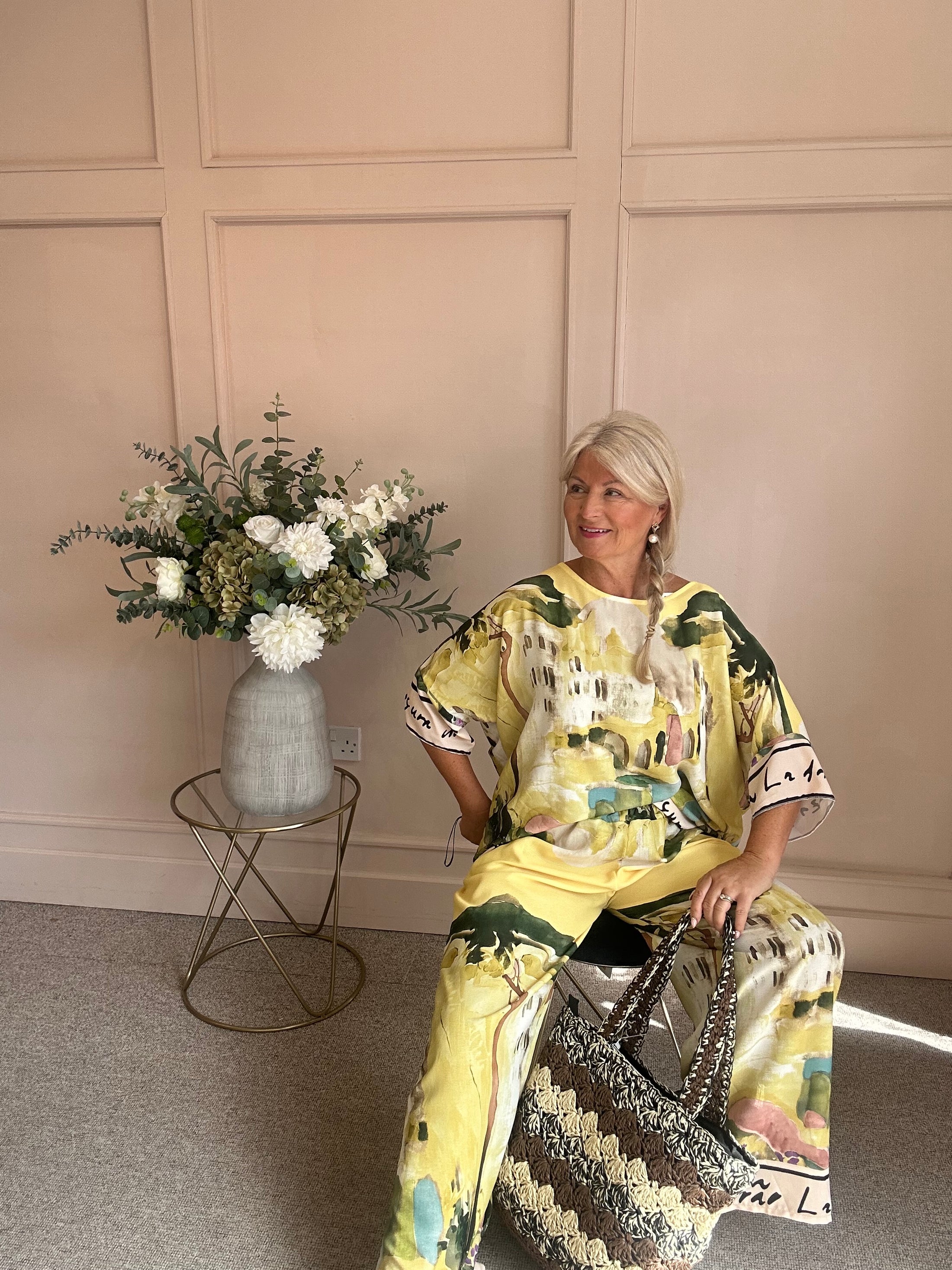 Santorini Trouser - Yellow One Size