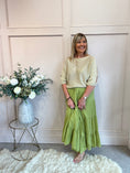 Load image into Gallery viewer, 3 Gold Button Thread Jumper - Gold - Wardrobe By Simone
