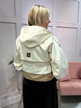 Load image into Gallery viewer, Short Hooded Jacket - Cream
