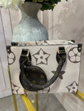 Load image into Gallery viewer, Structured Patterned & Purse Bag - Beige/Brown - Wardrobe By Simone
