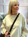 Load image into Gallery viewer, Bonjour Sweatshirt  - Oatmeal

