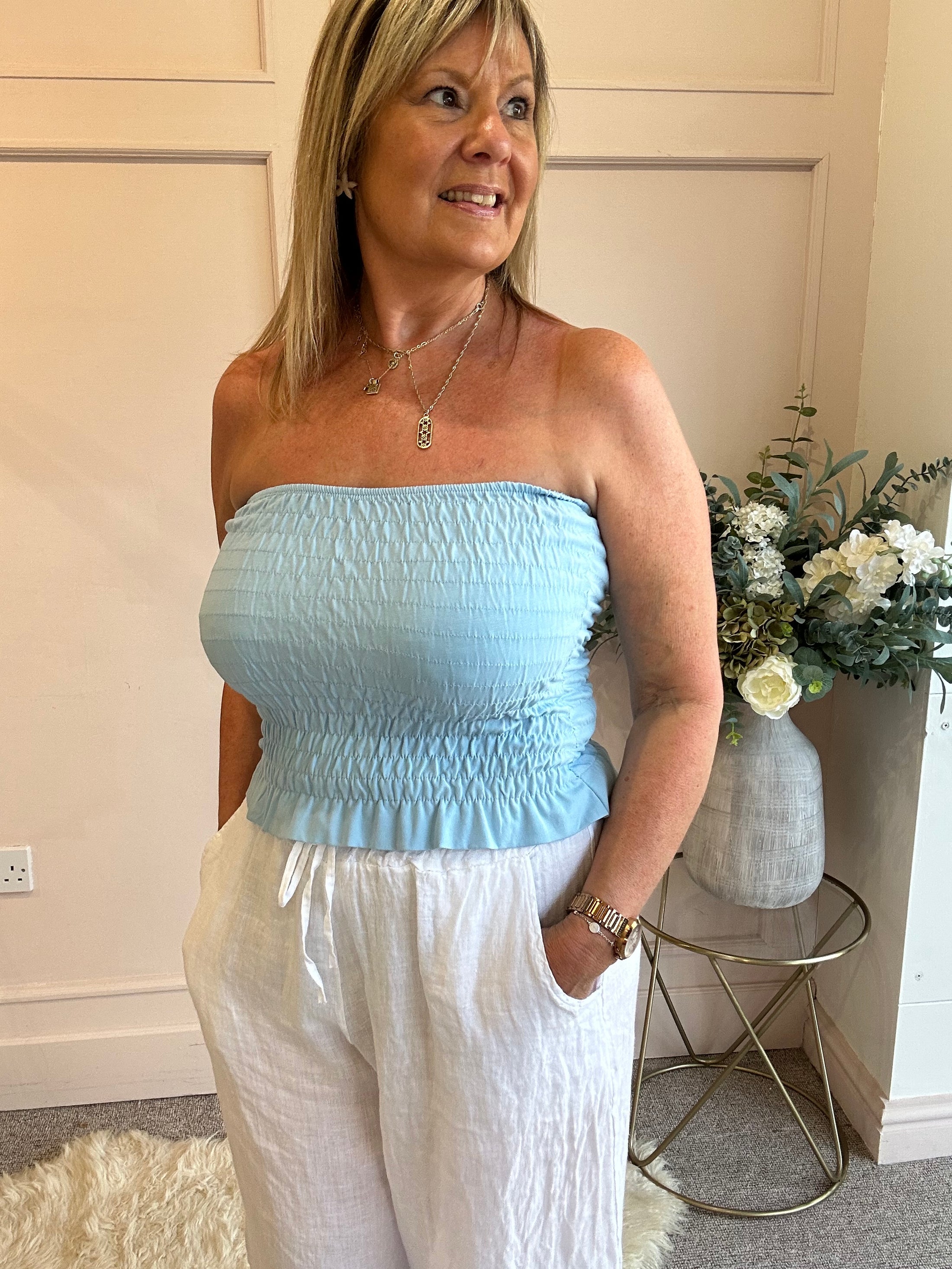 Bandeau Top  - Blue