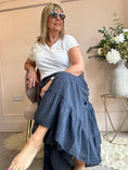 Load image into Gallery viewer, Gypsy Maxi Skirt - Navy - Wardrobe By Simone
