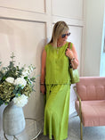Load image into Gallery viewer, Side Tie Sleeveless Top - Olive Green
