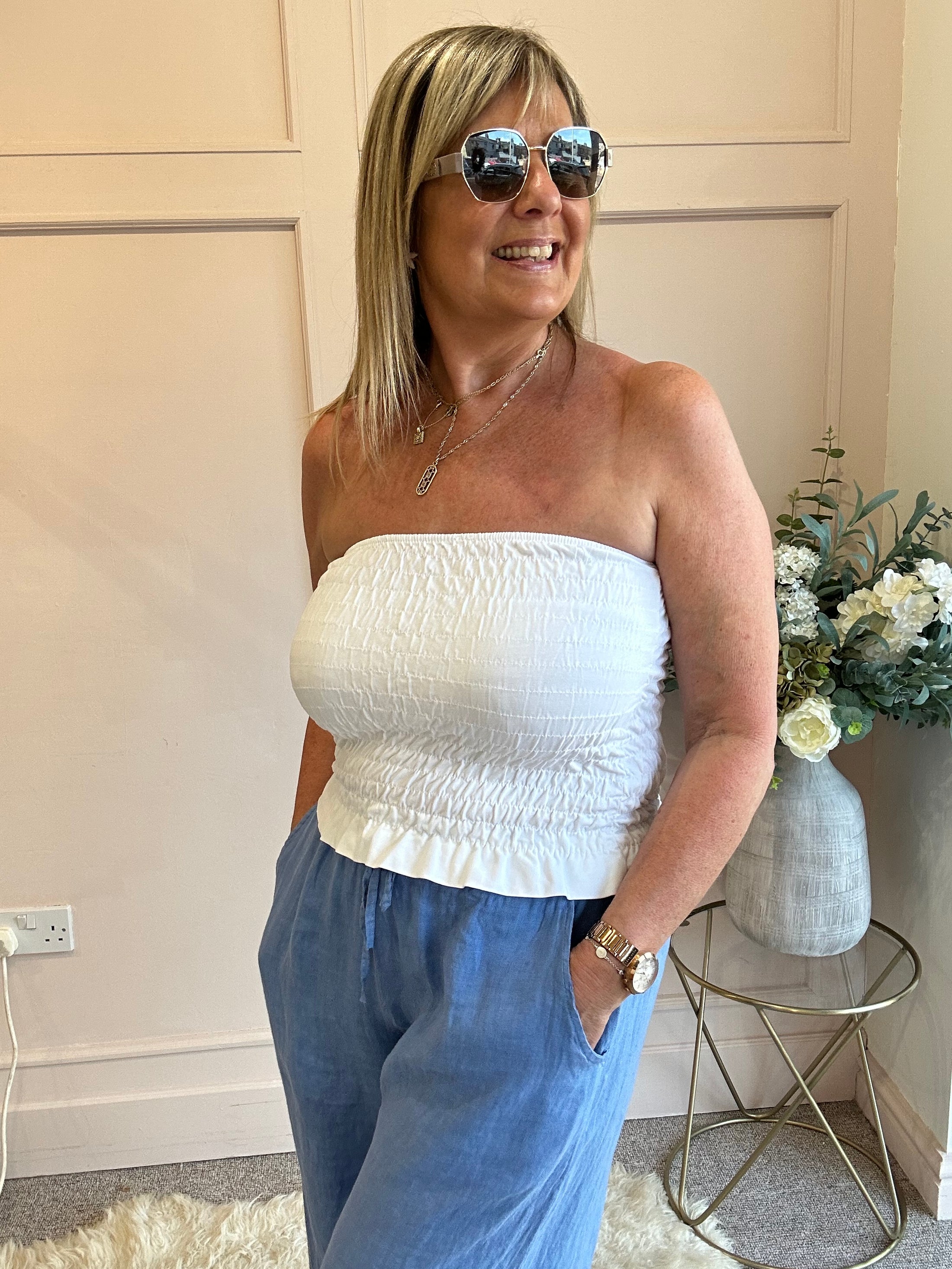 Bandeau Top  - White