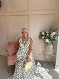 Load image into Gallery viewer, Spotty Dotty Dress - Cream/Brown - Wardrobe By Simone
