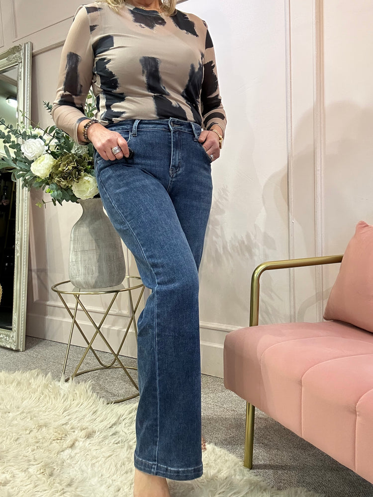 Super Cool Wide Jean - Blue