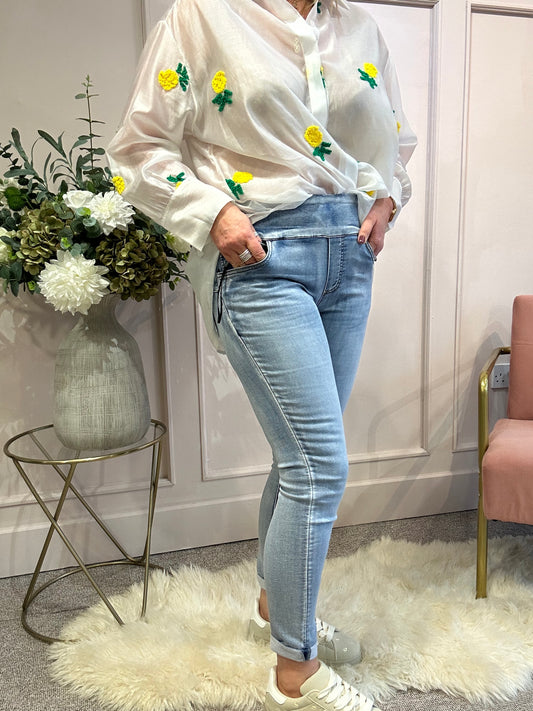 Skinny Leg Jegging Jean - Light Denim