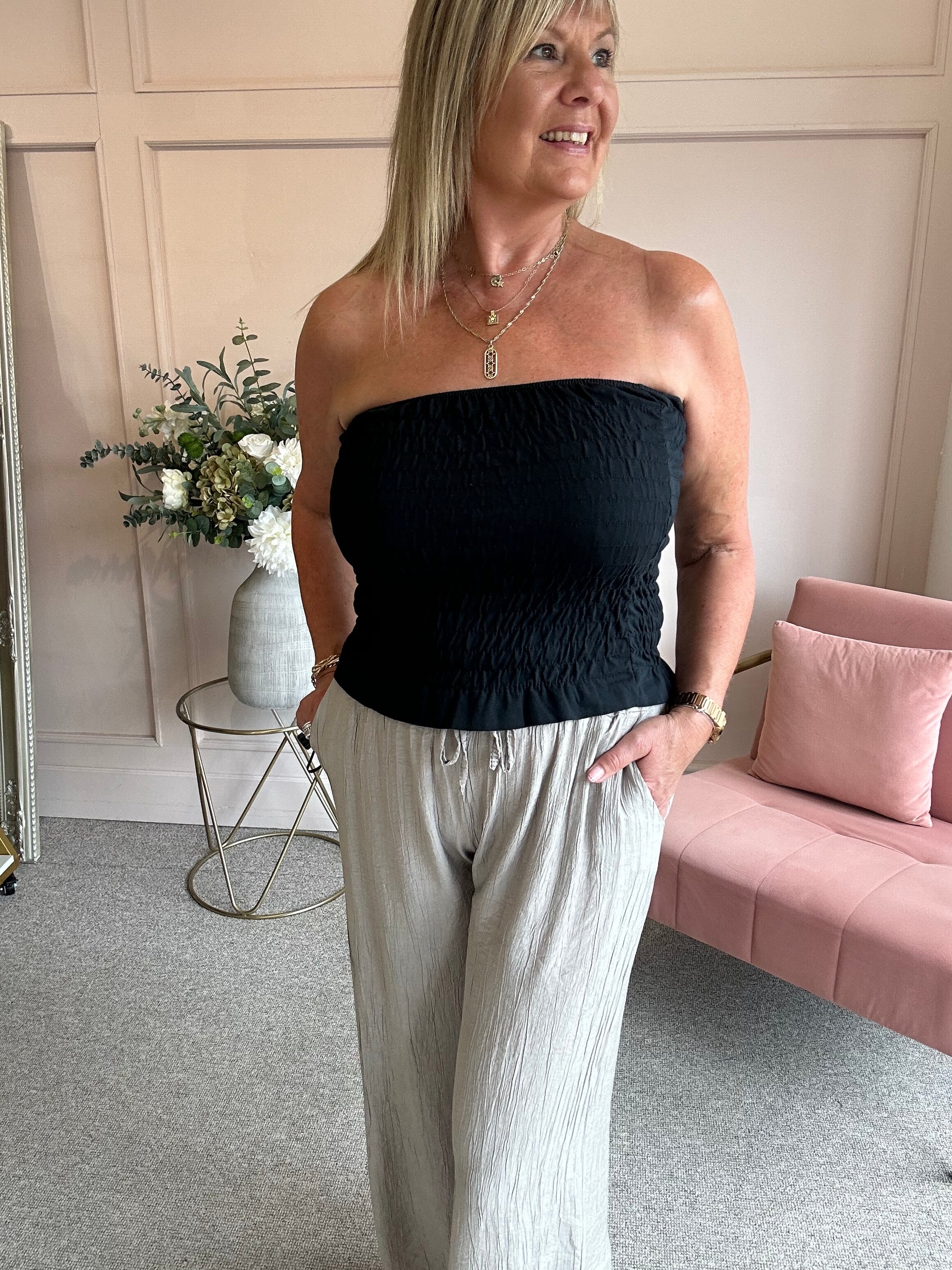 Bandeau Top  - Black