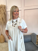 Fun dungarees - Beige